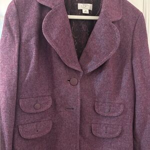 LOFT Women's Rich Purple Blazer